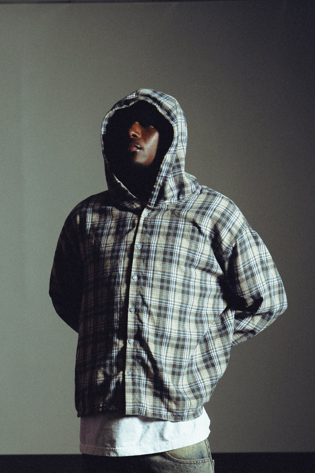 Mama Jo flannel hoodie