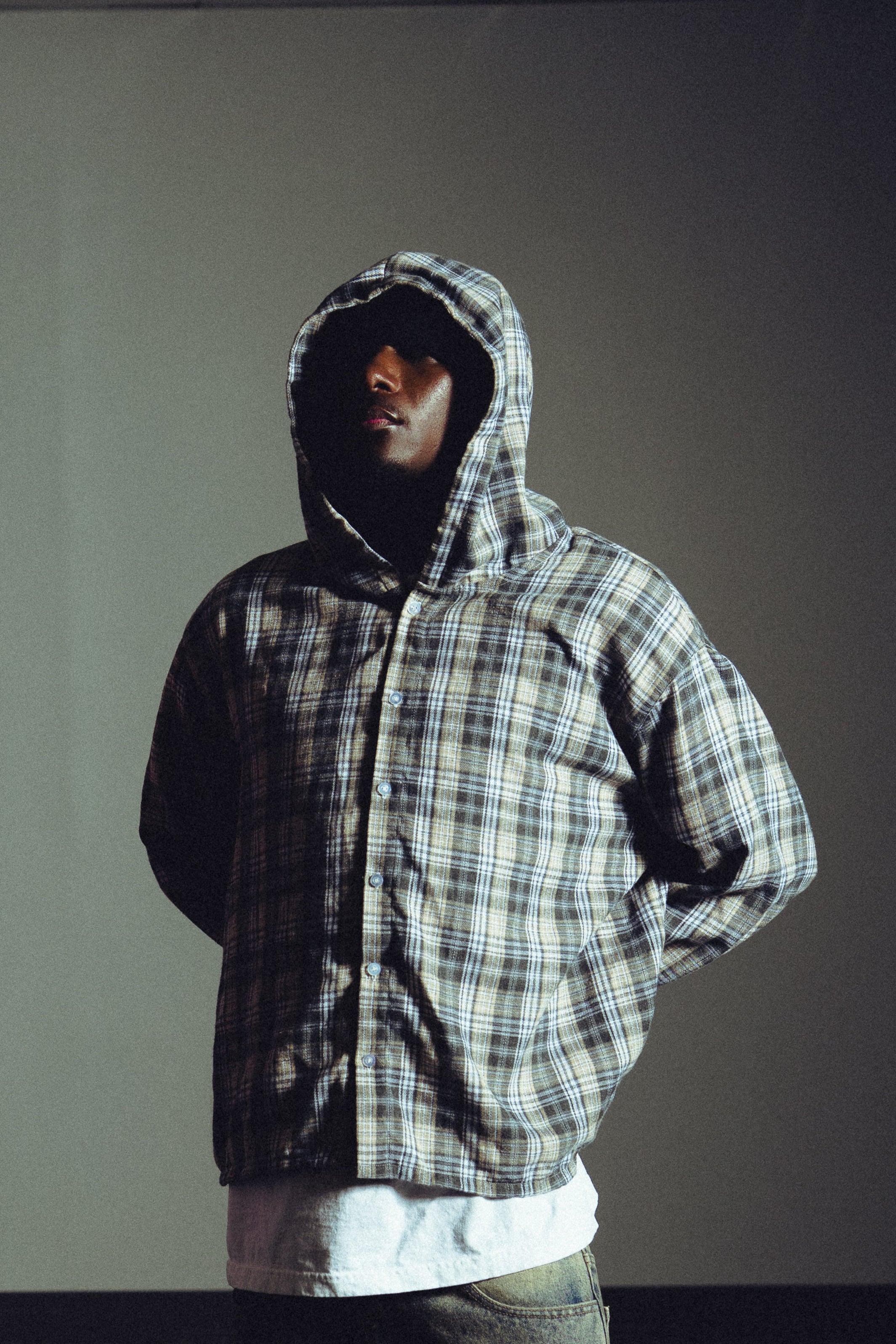 Mama Jo flannel hoodie