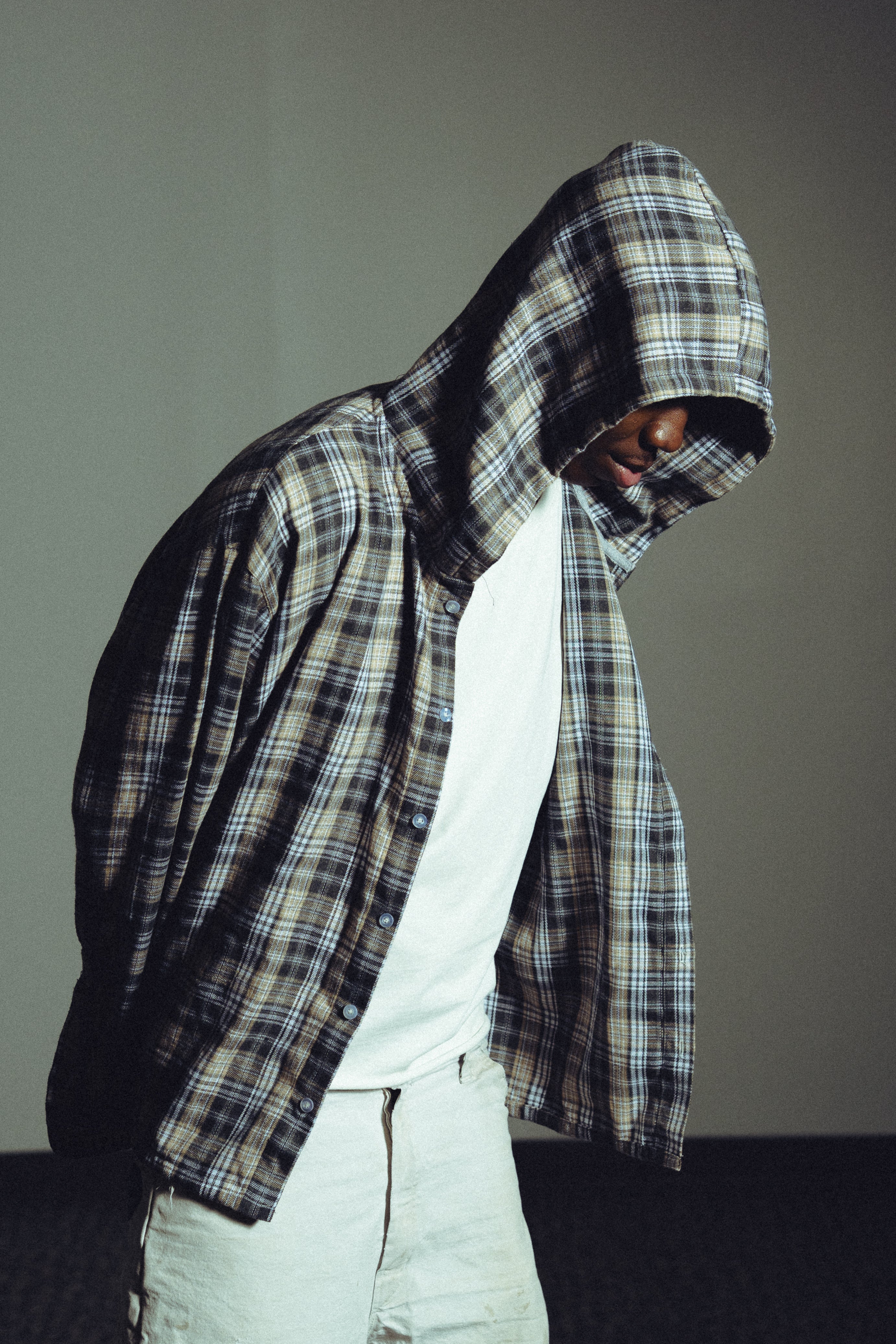 Mama Jo flannel hoodie