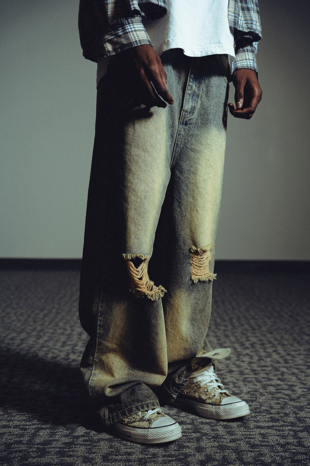 Shot gun denim