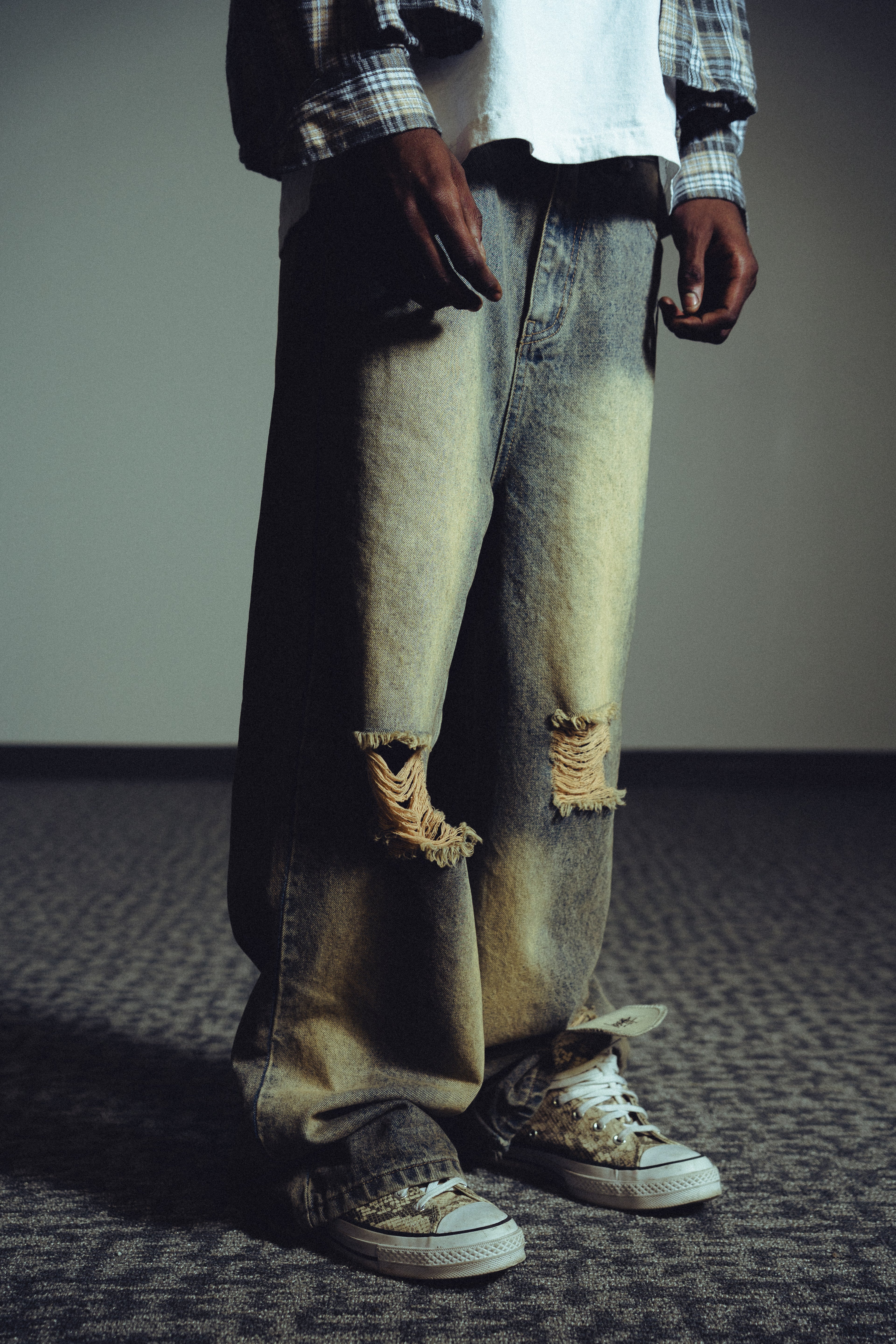 Shot gun denim
