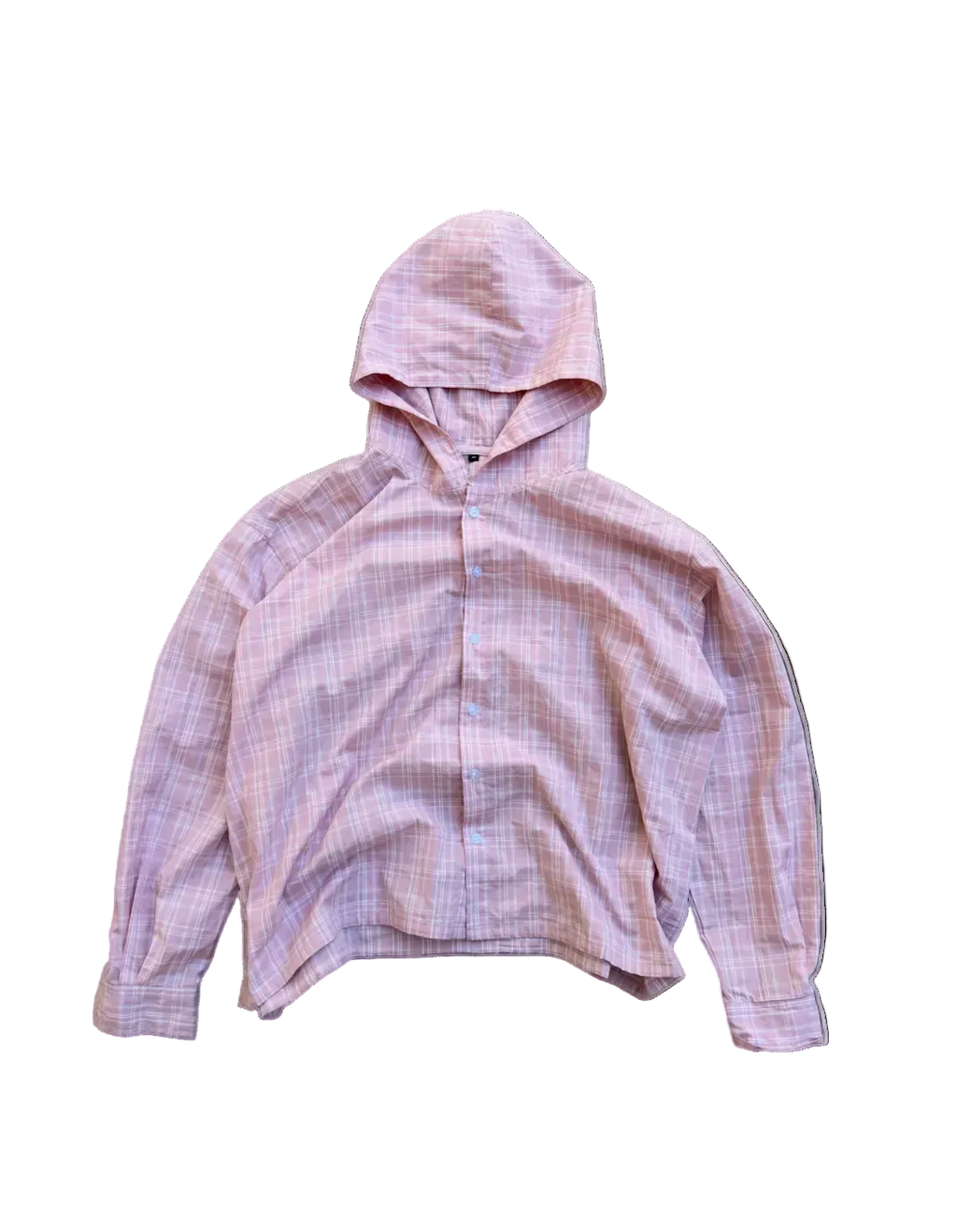 Mama Jo flannel hoodie (pink)